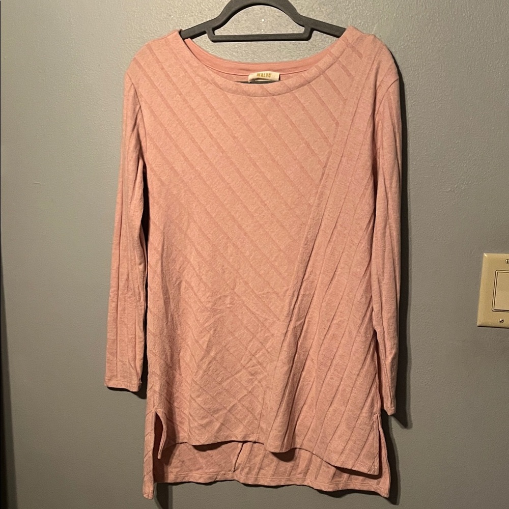 Maeve Women's Blush Long Sleeve Top